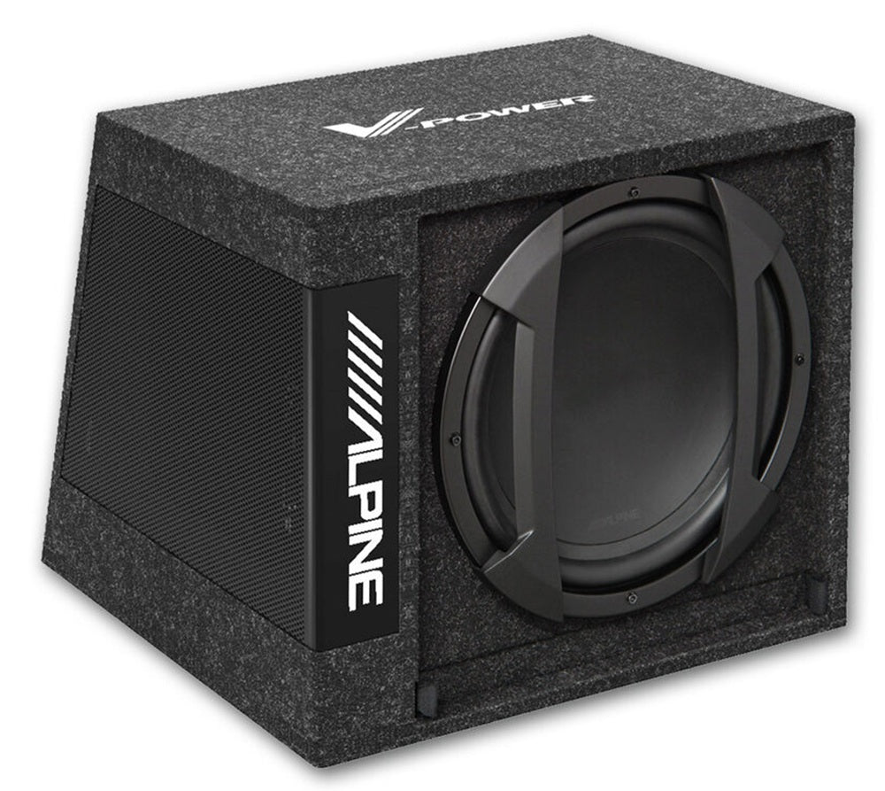 Kit ALPINE Subwoofer auto cu amplificator 30cm, 550W