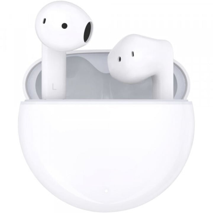 Casti wireless Honor X7e, alb, bluetooth 5.3, autonomie 8 ore, in ear, buds,