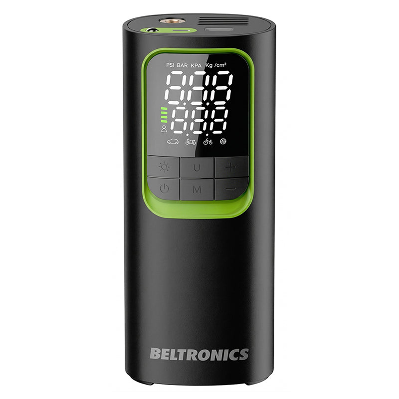 Compresor aer Auto Portabil cu Acumulator 8000mAh Beltronics T10, 150 PSI, 20L min, ATV, Moto, Bicicletă