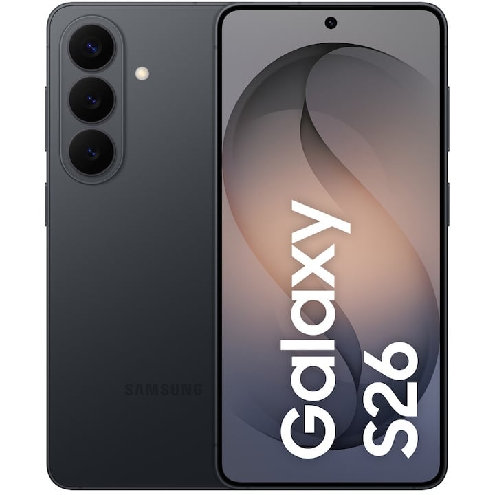 Cumpara ieftin Telefon mobil Samsung Galaxy S26, Dual SIM, 12GB RAM, 256GB, 5G, Black