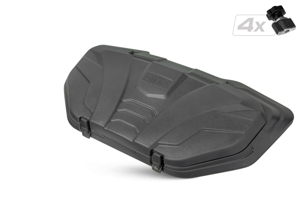 Cutie ATV Față SHARK AX40 40L pentru Segway AT6 - Universală, Etanșă, cu Închidere și Montaj Rapid