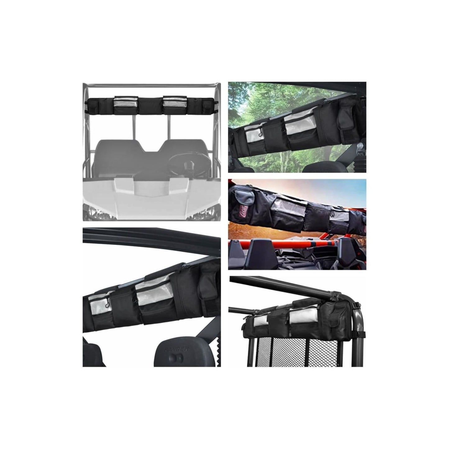 Cutie depozitare prindere pe rollcage acoperis pentru Can-am maverick commander Polaris RZR , segway, cf moto