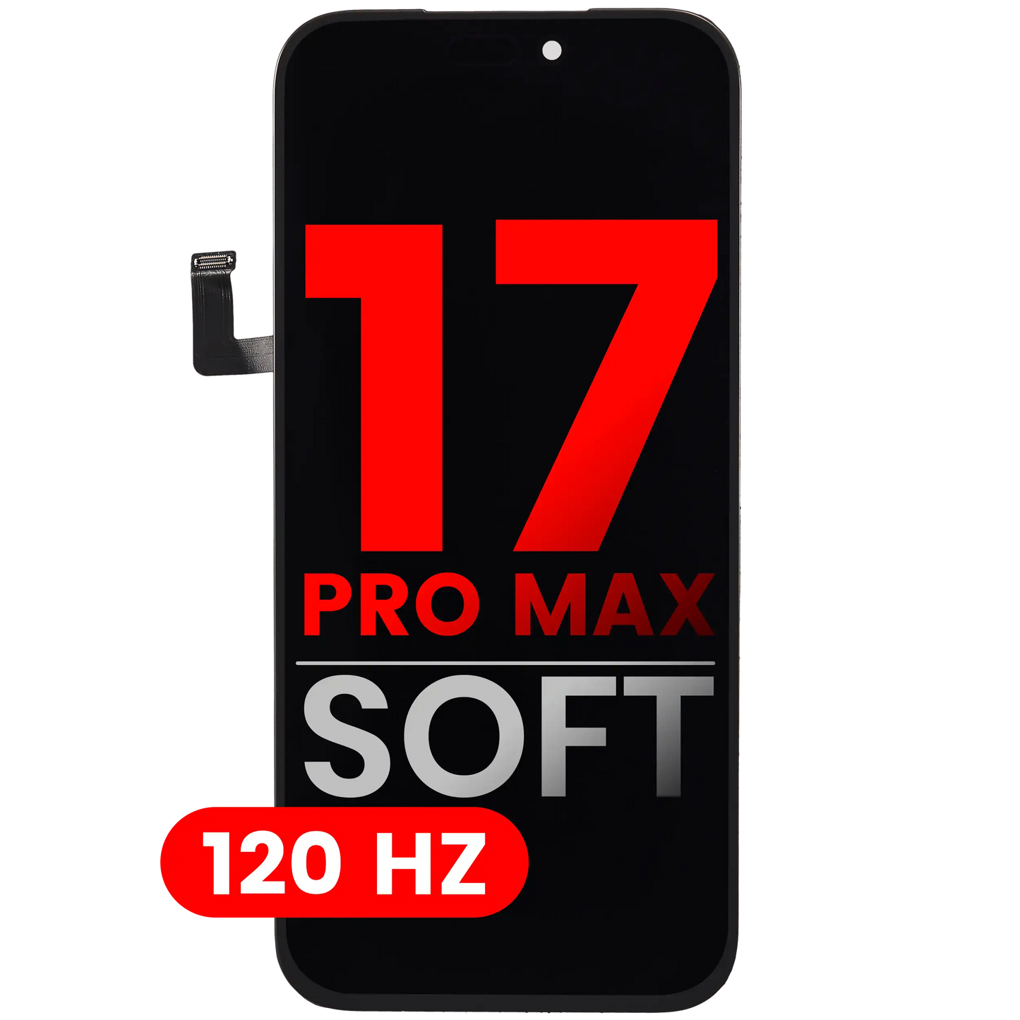 Display iPhone 17 Pro Max, compatibil Soft Oled 120hz Ecran iPhone 17 Pro Max