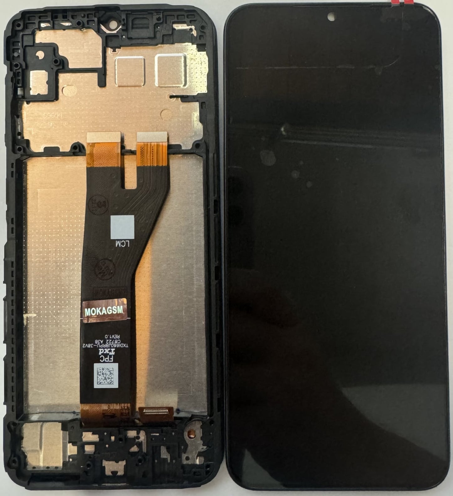Display Samsung Galaxy A14 5G DOAR MODELUL A146P cu Rama Black Negru Compatibil