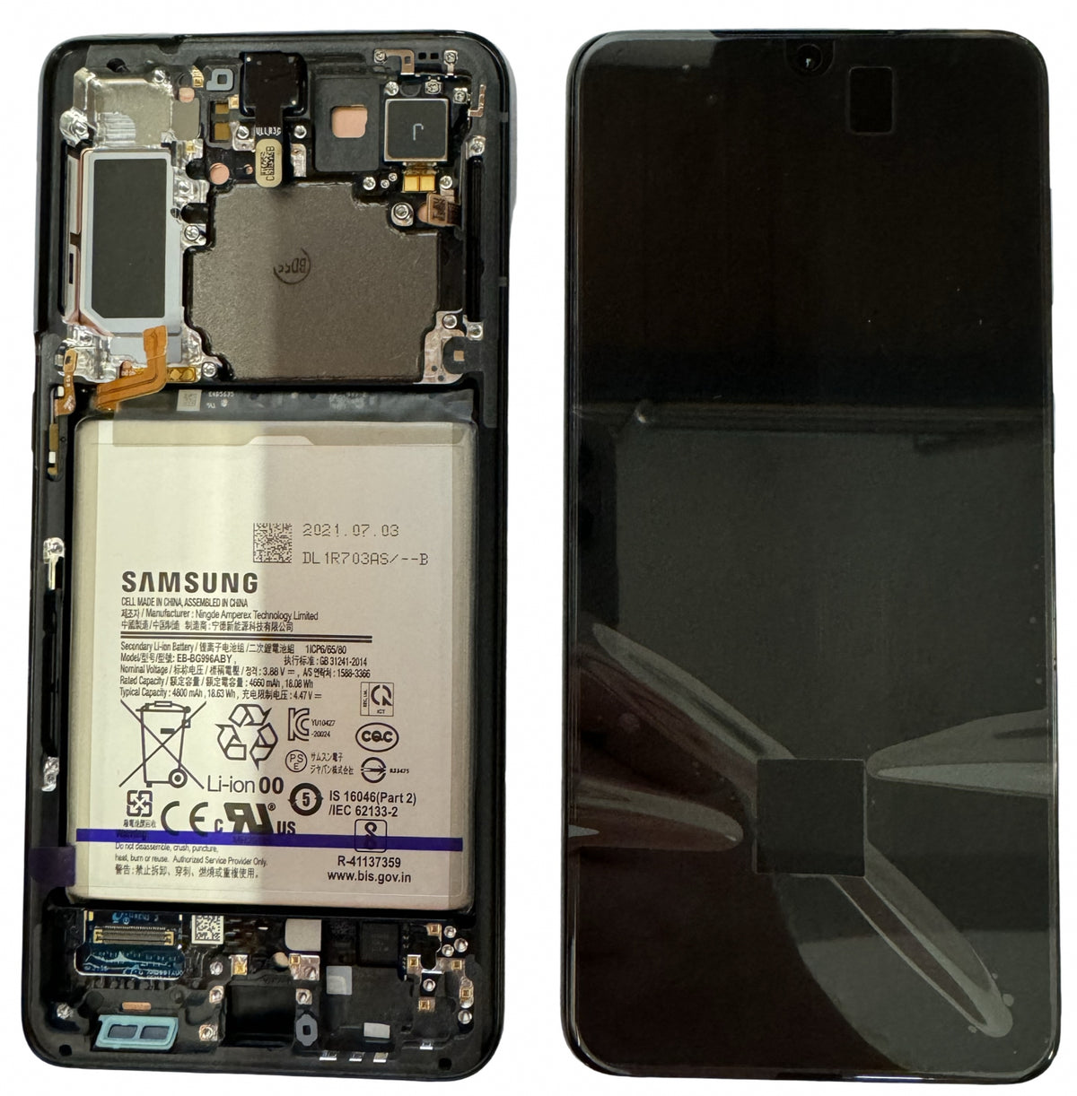 Display Samsung Galaxy S21 Plus 5G G996 cu Baterie Black