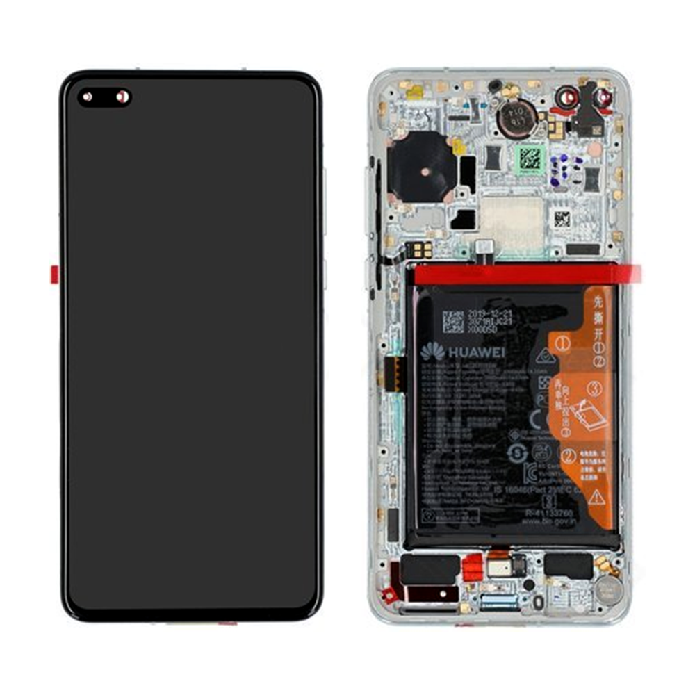 Ecran Display Huawei P40 Ice White Original Service Pack, ecran ANA-AN00, ANA-TN00