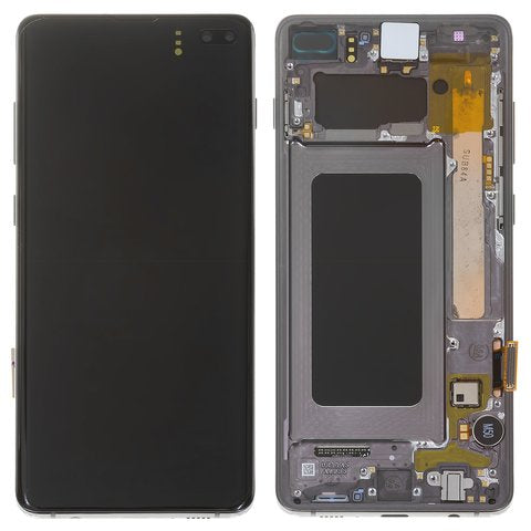 Ecran Display Samsung S10 Plus G975 Black, Ceramic Black, Negru moka parts