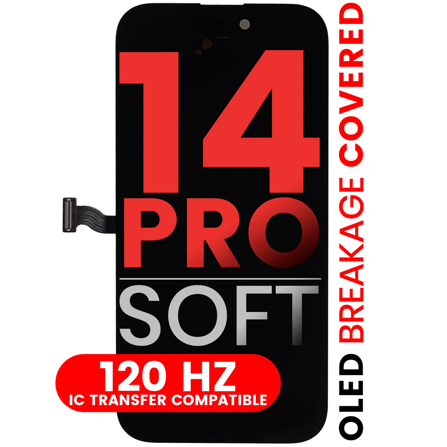 Ecran Display iPhone 14 Pro Soft OLED 120Hz Premium XO7