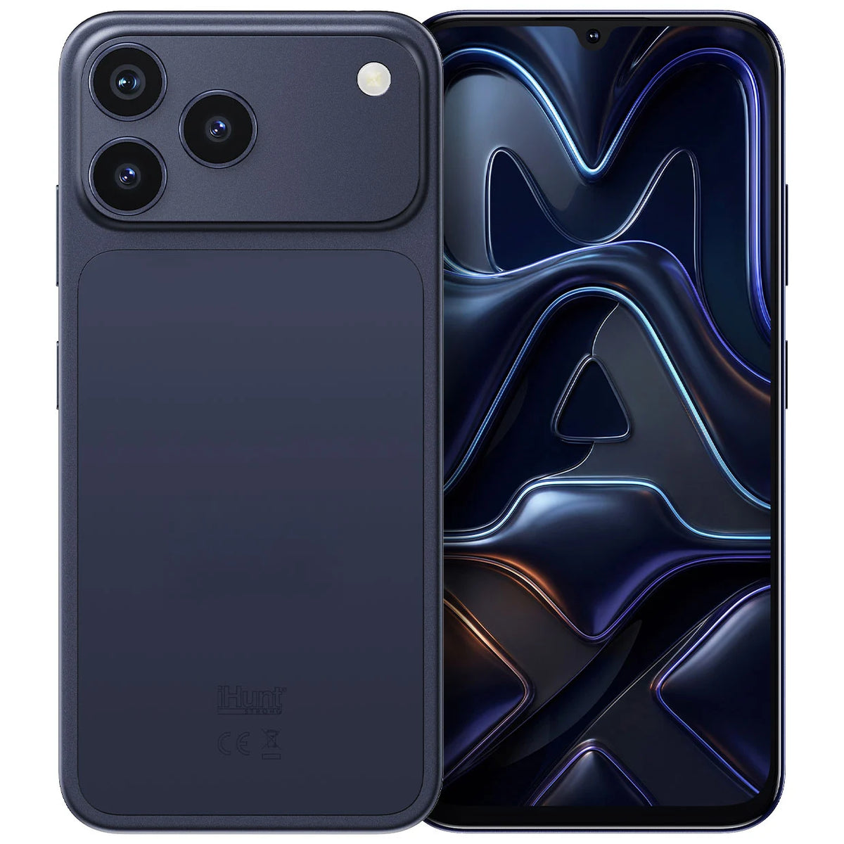 iHunt MAX Midnight Blue Phone, 6GB RAM, 128GB, 4G, Android 16
