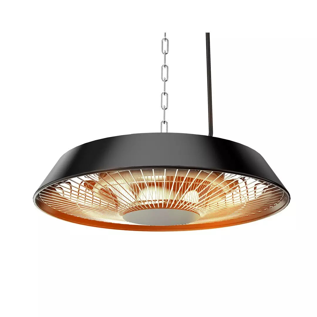 Incalzitor cu montare pe tavan 1500W, Fara telecomanda, IP44, lampa cu halogen Incalzitor terasa Horeca
