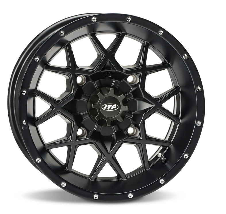 Jantă ATV Can-Am ITP Hurricane R12 12x7 4x136 4x137 Offset 5+2 Negru Mat