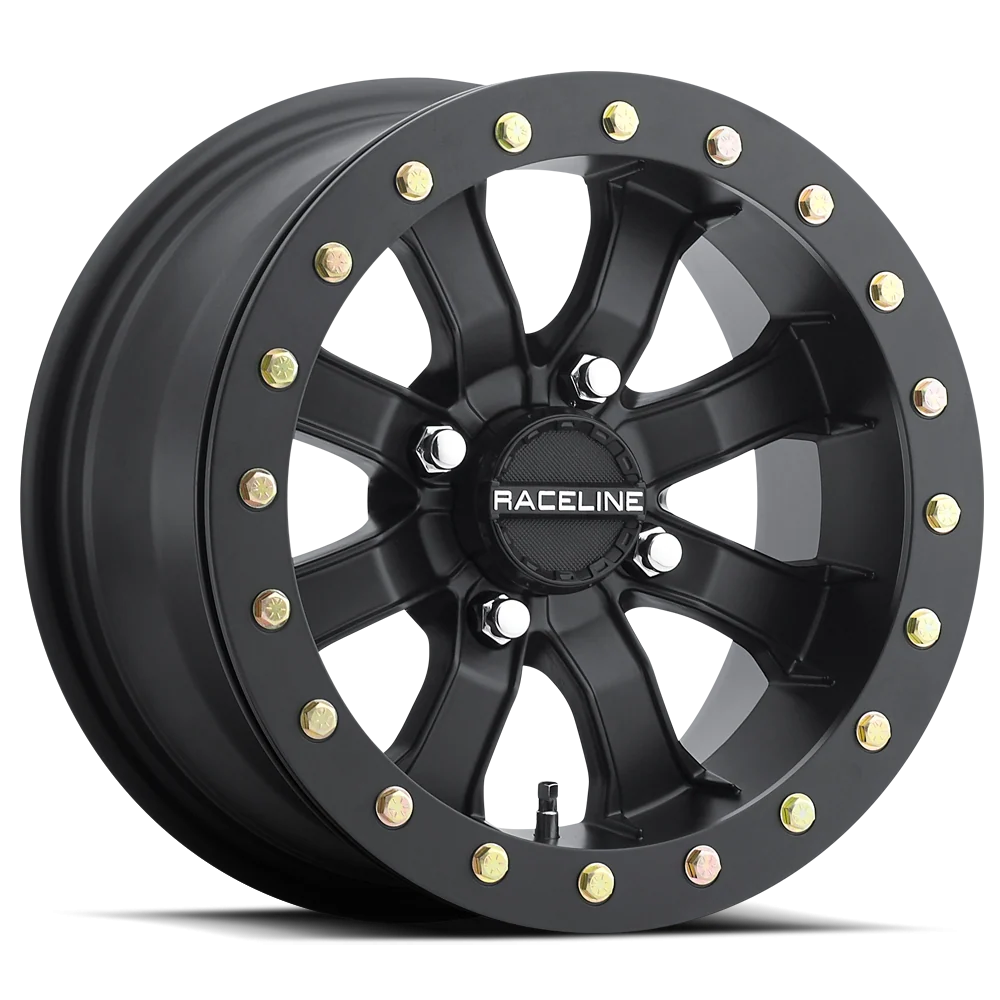 Jante CFMOTO Raceline Black Mamba Beadlock 14x7 R14 4x110 +30mm Neagră ATV