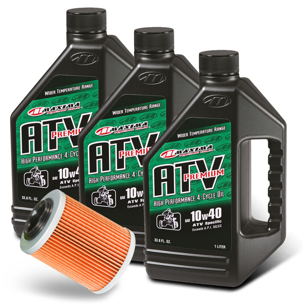 Kit Revizie Ulei Can-Am Gen 1 și Gen 2 - Ulei Motor 10W40 + Filtru Ulei pentru Outlander și Renegade