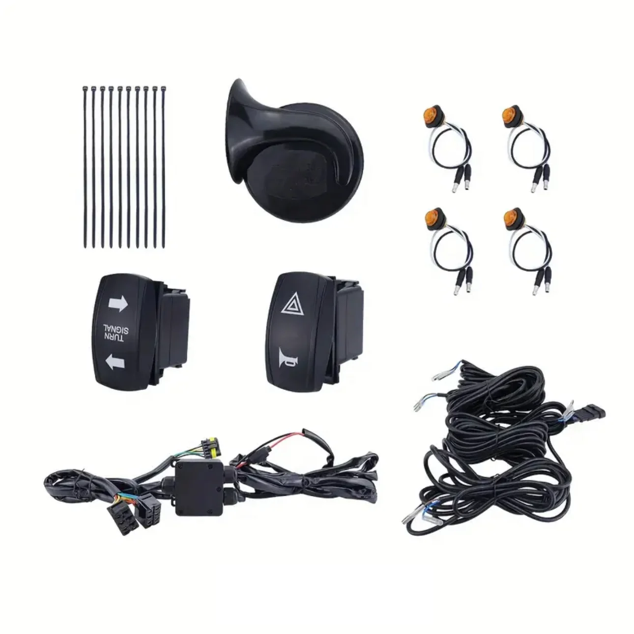 Kit semnalizare , atv , ssv, can am, polaris, segway, cf moto, Sistem semnalizare, buton , maverick, claxon