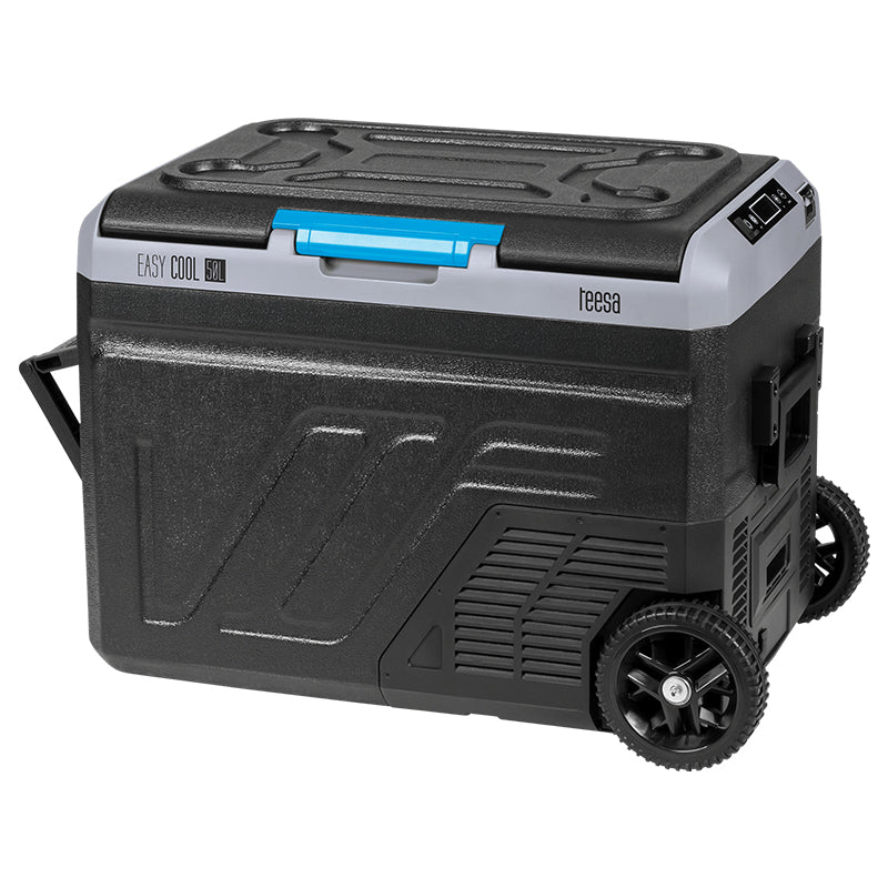 Ladă Frigorifică Auto cu Compresor Teesa 50 Litri, Congelare -20 C, 12V 24V, 2 Compartimente, Smart Life
