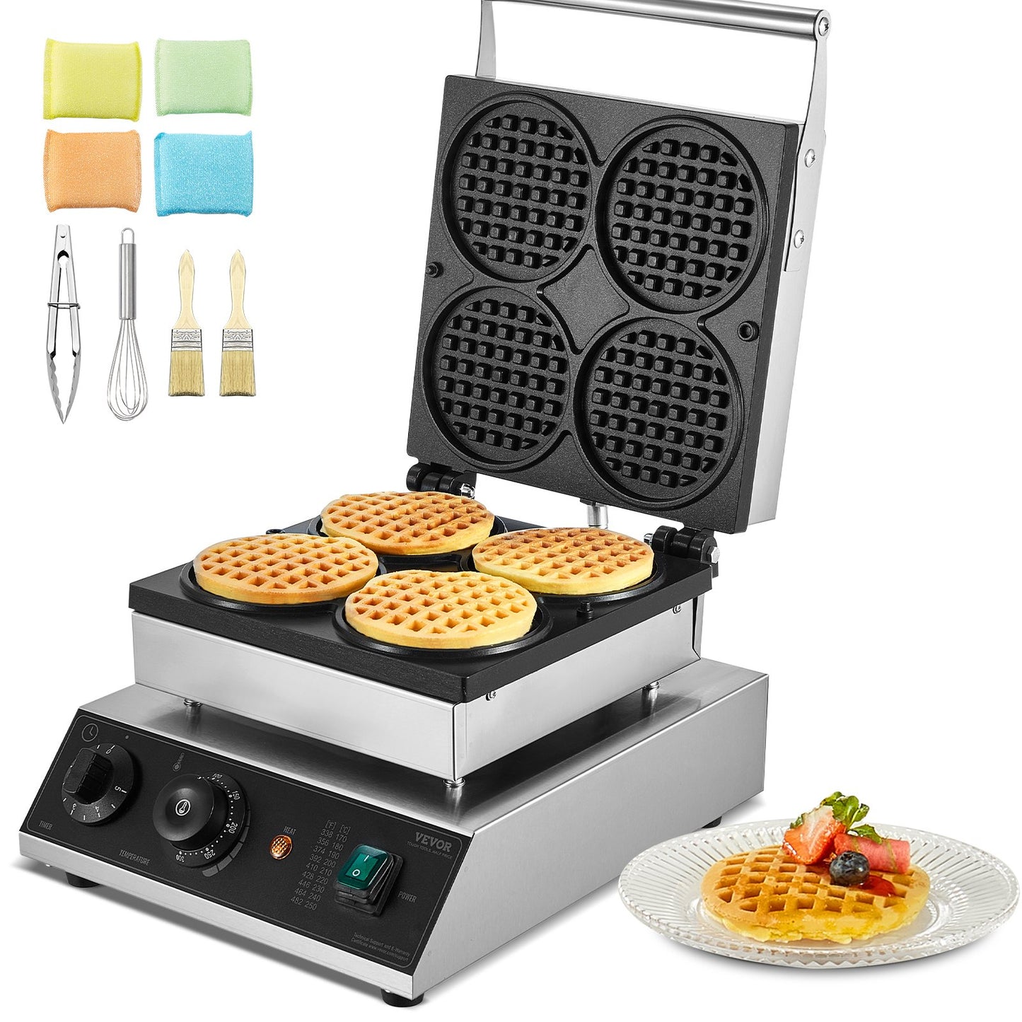 Masina de facut Wafle Waffle , profesionala , horeca, 1750w, vafe