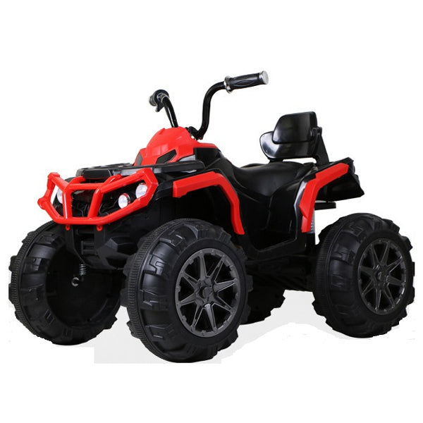 Masina copii ATV electric pentru copii, model Offroad-K, 90W, 12V, scaun tapitat, rosu, copii