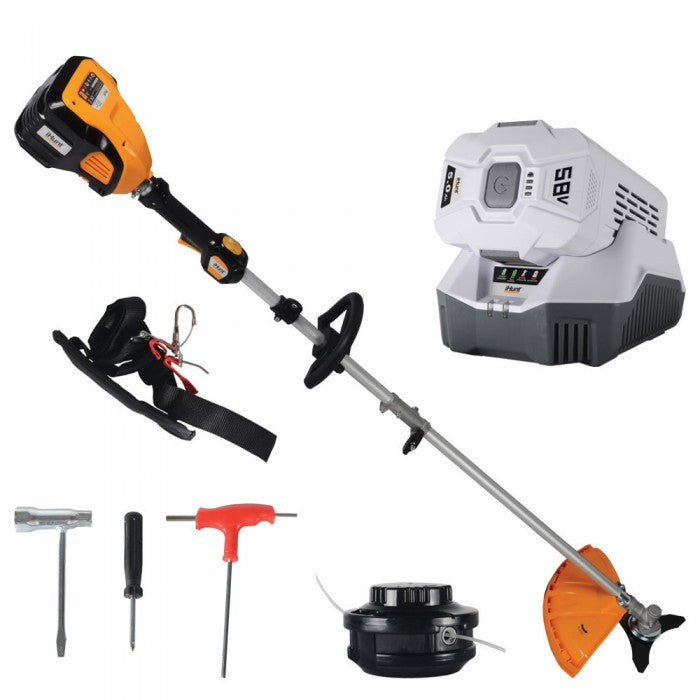 Kit Complet Cositoare electrica (trimmer) iHunt Strong Brush Cutter 58V Power Motocositoare electrica motocoasa