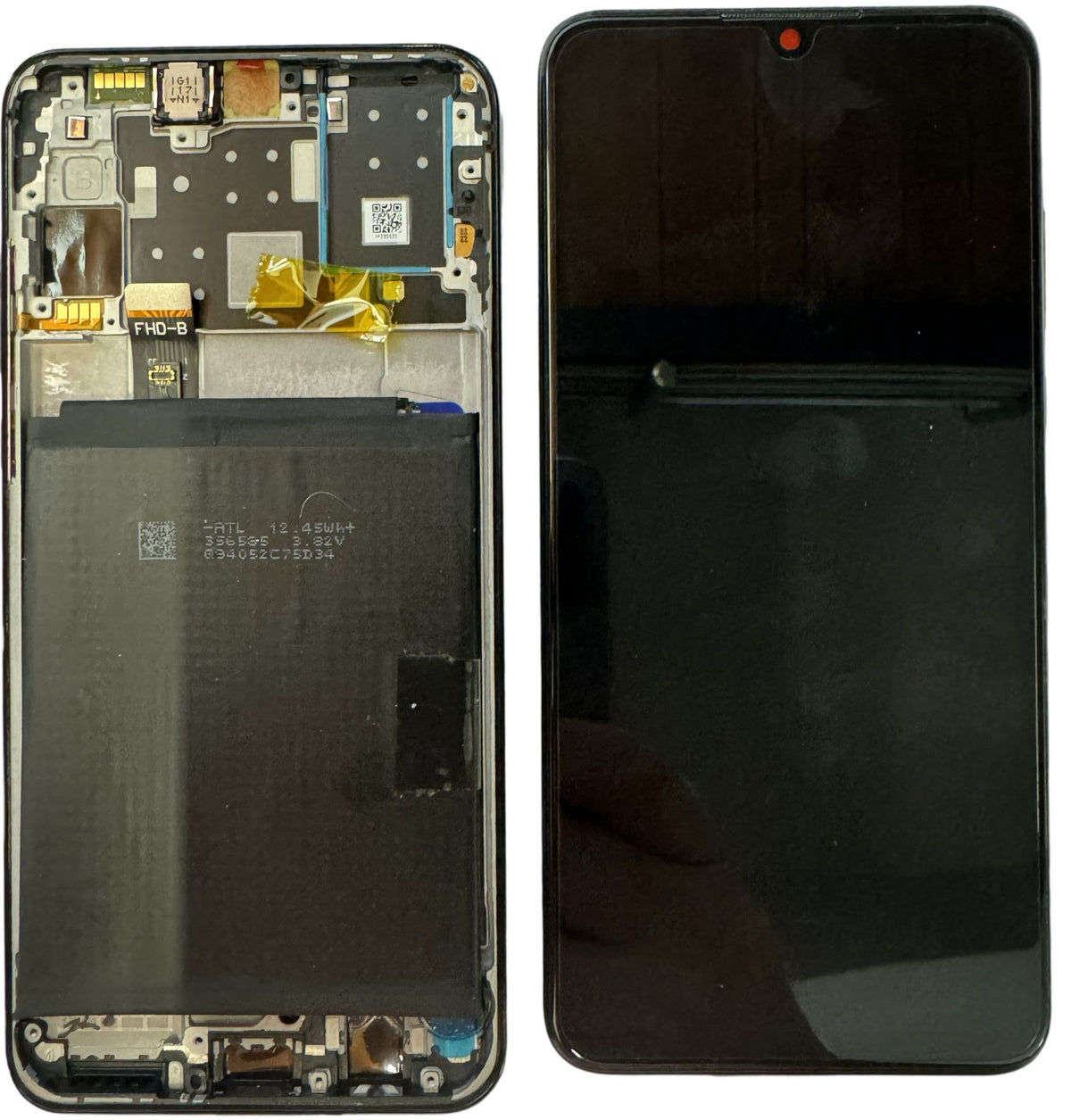 Original Display Huawei P30 Lite 2019 48mpx Service Pack Cu BATERIE , Cu Rama Negru