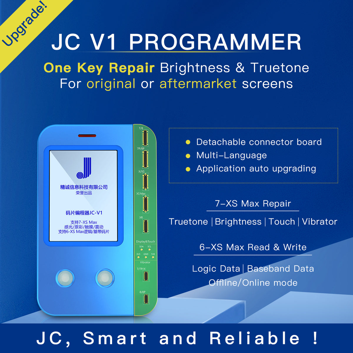 Programator eeprom display iPhone pentru problema senzor lumina, vibrator, baseband Chip