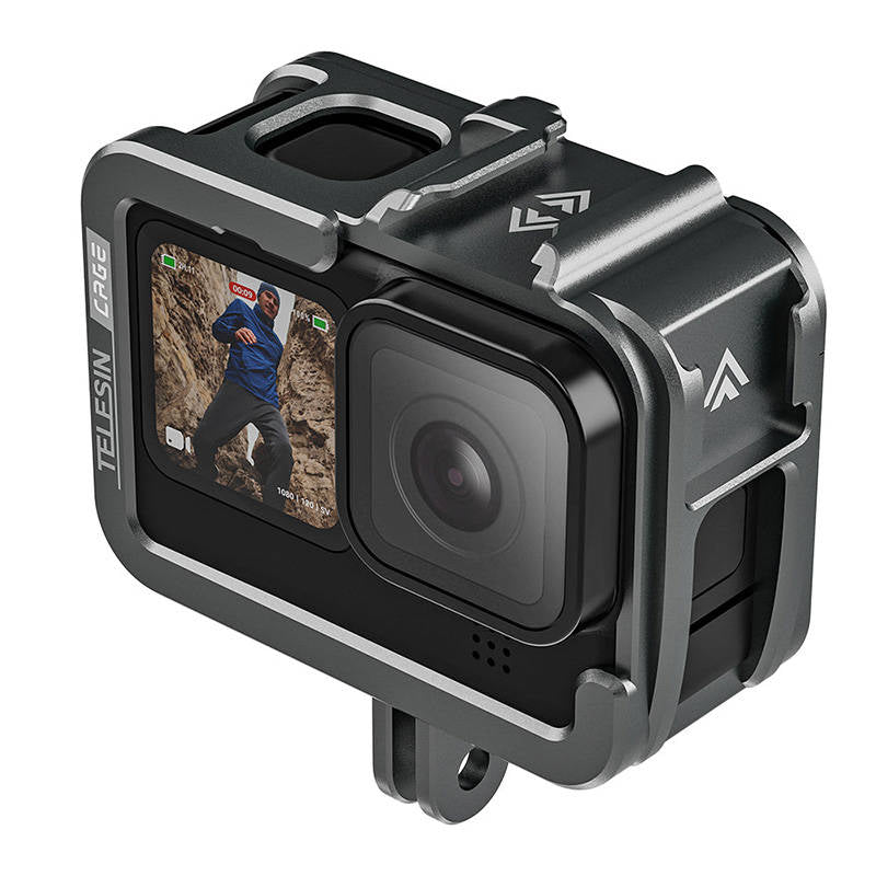 Carcasa aluminiu GoPro Hero 12 11 10 9, protectie pentru GoPro 12 11 10 9
