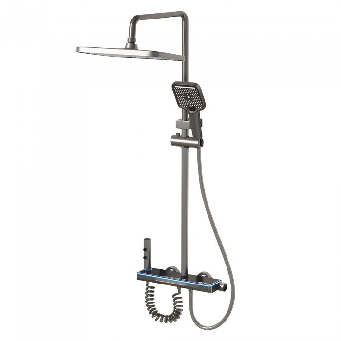 Set de dus smart, iHunt C6, Display LED, buton temperatura apa, 4 moduri de curgere, ajustabil Panou dus