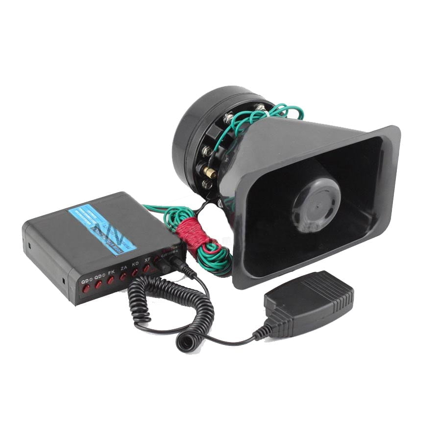 Sirena 5 melodii cu microfon 12V 100W Profesionala, auto, Portavoce auto