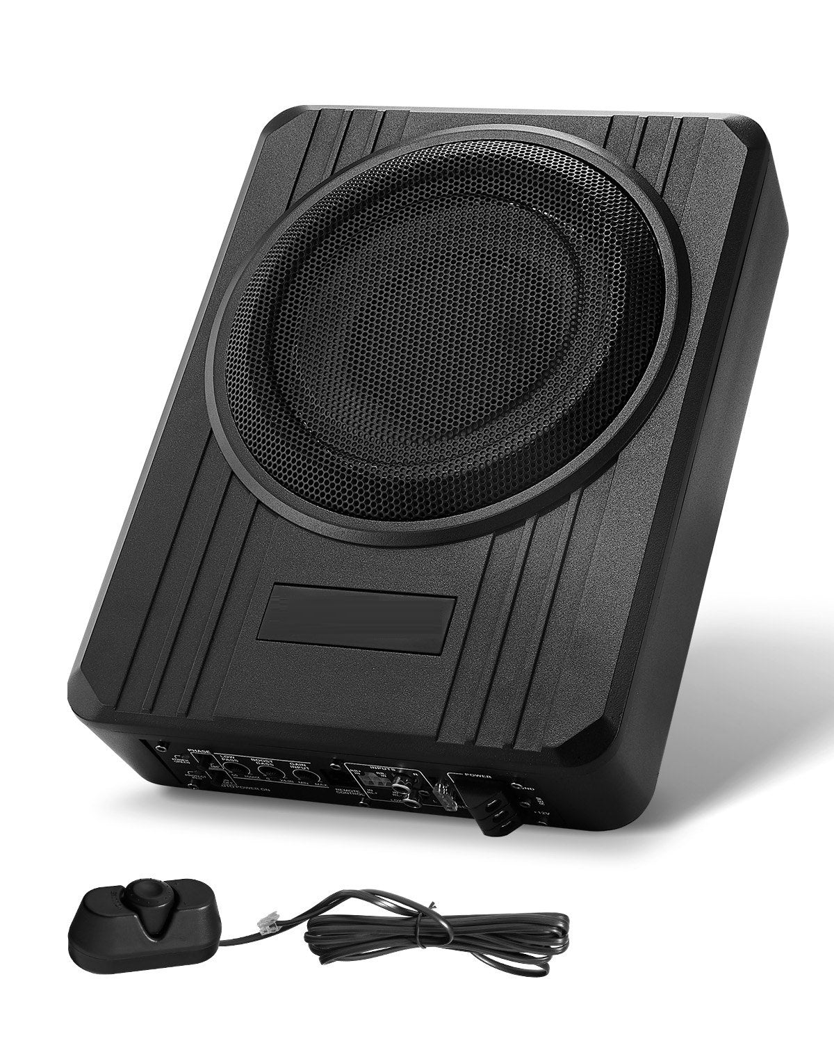 Subwoofer auto sub scaun 8 400W, Subwoofer auto activ cu amplificator incorporat 400w
