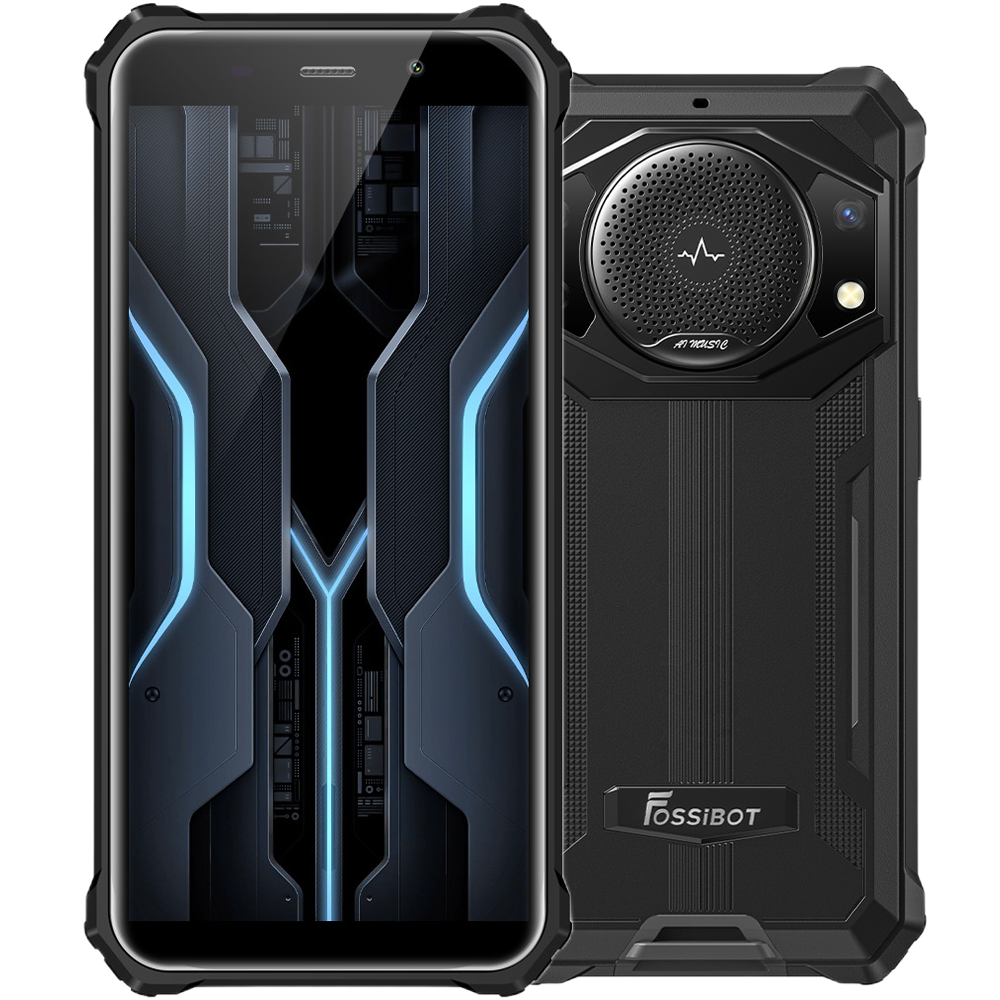 Telefon Fossibot F101P 4G – baterie 10600 mAh, difuzor 123 dB, rezistent