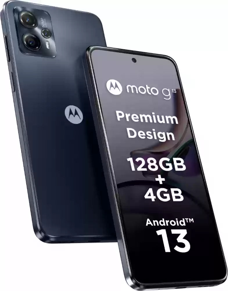Telefon Motorola Moto g13, Dual SIM, 128GB, 4GB RAM, Matte Charcoal