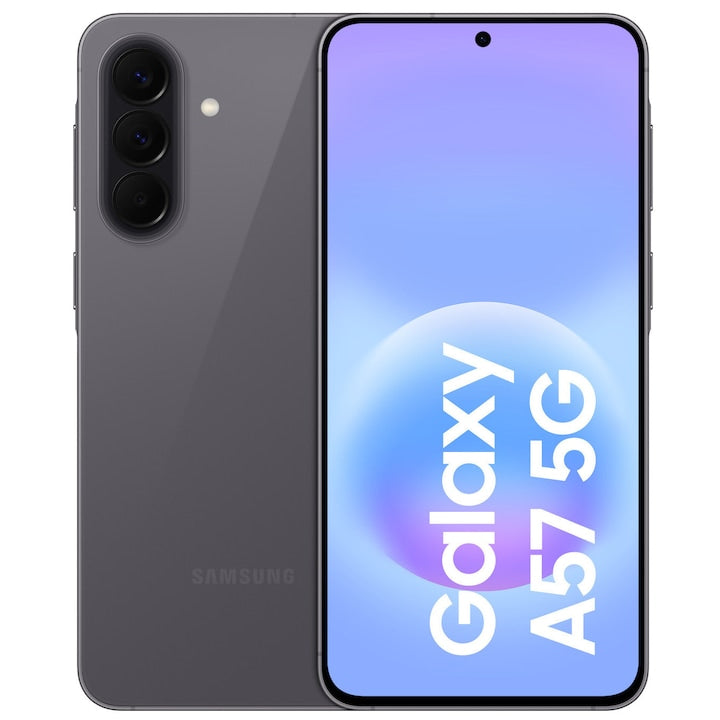 Telefon Samsung Galaxy A57, Dual SIM, 8GB RAM, 128GB, 5G, Awesome Gray