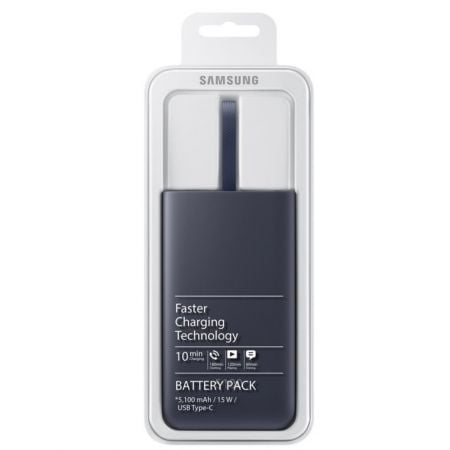 Baterie externa Samsung Ultra Slim, Fast Charge, 5100 mAh, USB Type-C Navy Blue