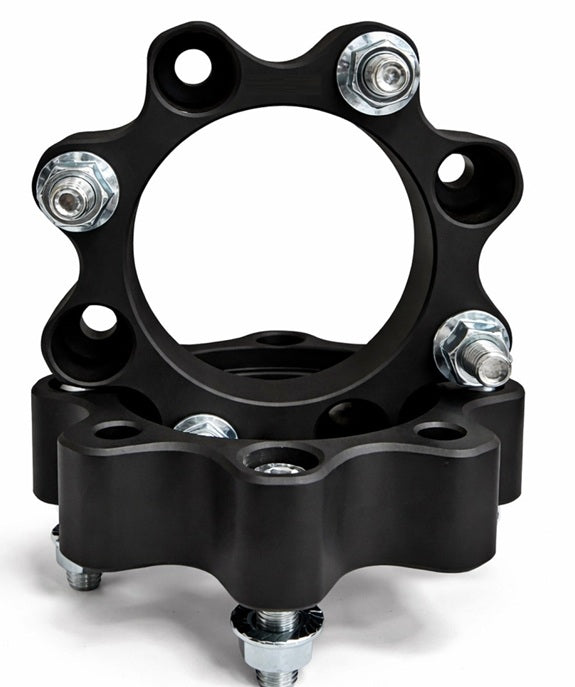 Distantiere ATV 30mm 4x110 Cf Moto - Aluminiu Forjat Negru, Centrare 90.2, cu 8 Piulite M10x1.25 - Set 2 Bucati