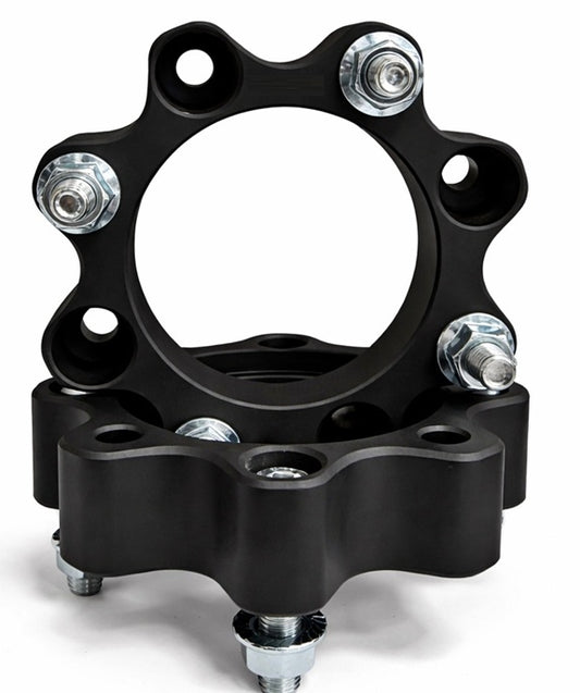 Distantiere ATV 30mm 4x110 Cf Moto - Aluminiu Forjat Negru, Centrare 90.2, cu 8 Piulite M10x1.25 - Set 2 Bucati