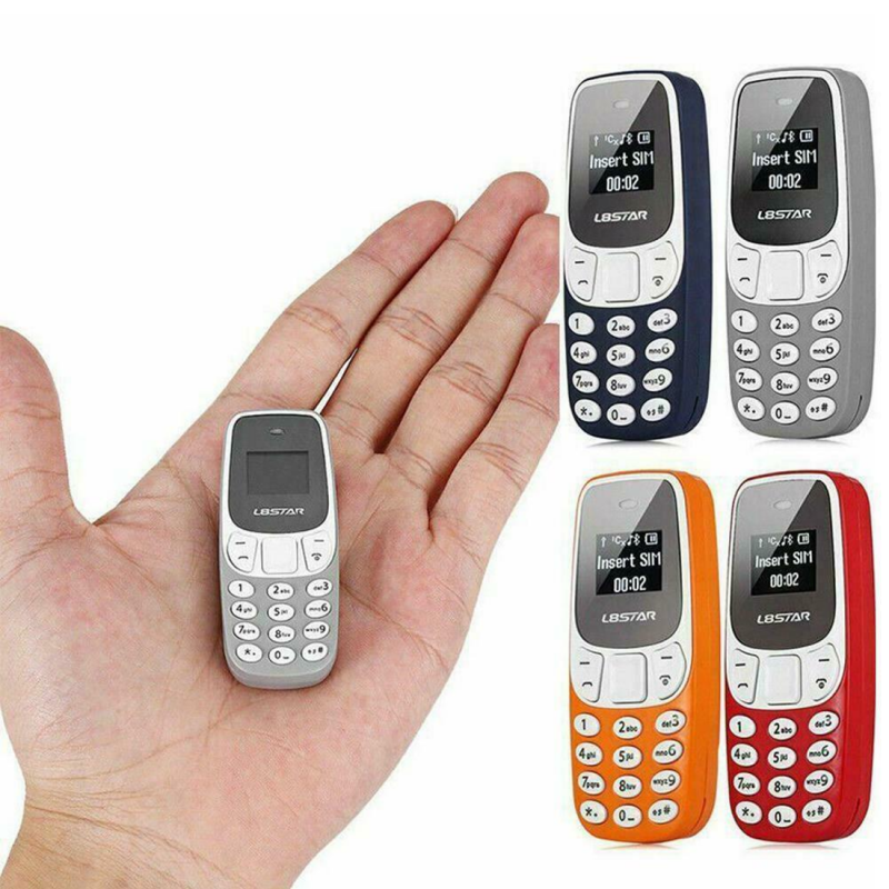 Micro telefon, mini telefon, Telefon Mini BM10 Gri - compact, simplu si practic