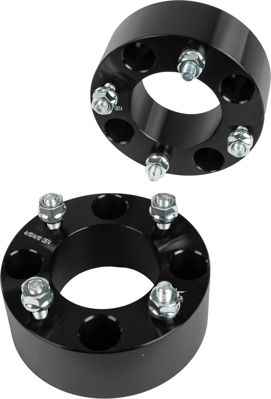 Distanțiere ATV CF Moto 4x110 - 51mm   2  , M10x1.25, Negre - Set 2 Bucăți, cu Prezoane Super rezistente