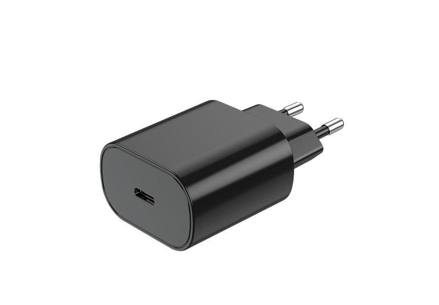 Incarcator cu cablu Type C PD 25W, C35, Black QC3.0