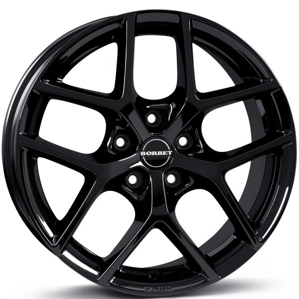 Jantă Aliaj Dacia Duster 3 BORBET Y R16 6.5J 5x114.3 ET32 Black Glossy