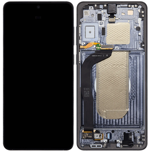 Ecran Display Samsung Galaxy S25 Edge OLED cu Ramă și Senzor Amprentă - Negru