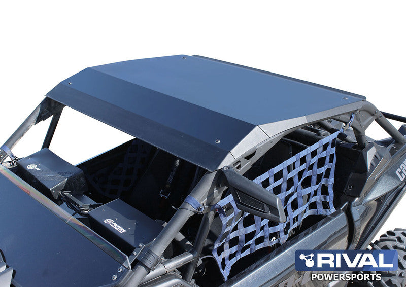 Acoperiș Aluminiu Rival Powersports pentru Can-Am Maverick X3 - Protecție Premium, Construcție Heavy Duty, Negru
