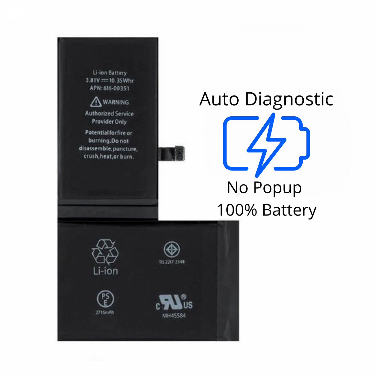 Acumulator Baterie Apple iPhone 13 Pro , recunoscuta in meniu, Sanatare 100%, Status Used