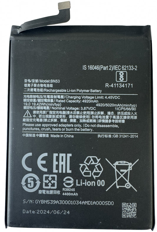 Acumulator, baterie Xiaomi Redmi Note 10 Pro BN53 , compatibil