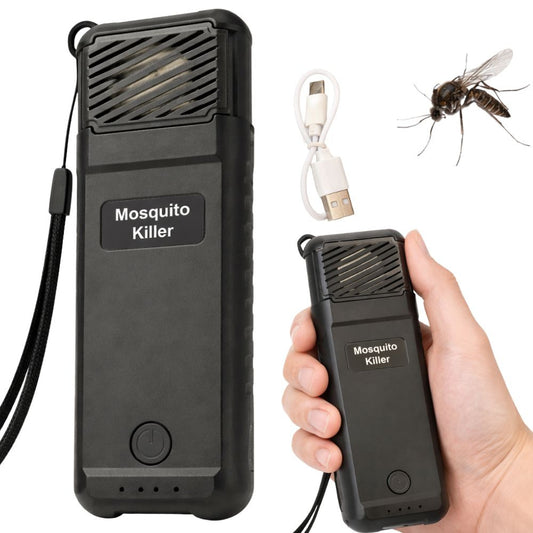 Aparat Portabil Anti Tantari USB-C cu 6 Rezerve   Repelent Electric pentru Tantari si Insecte   Camping, Terasa, Gradina, Pescuit
