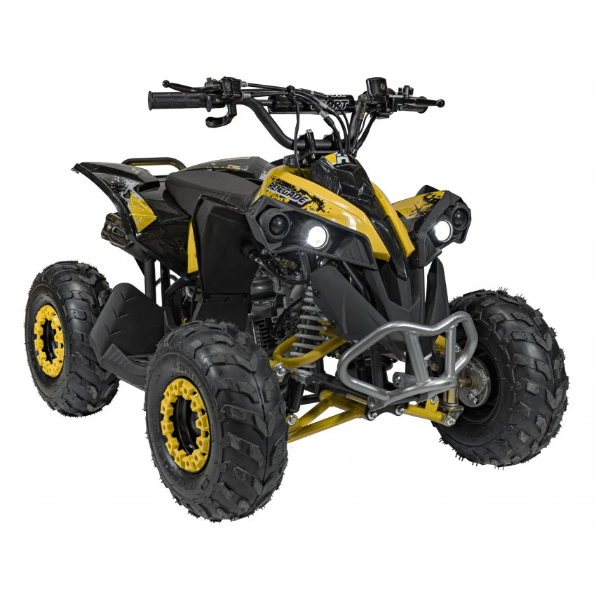 ATV 110cc 125cm, Renegade, pana la 50kmh, atv pentru copii, Galben