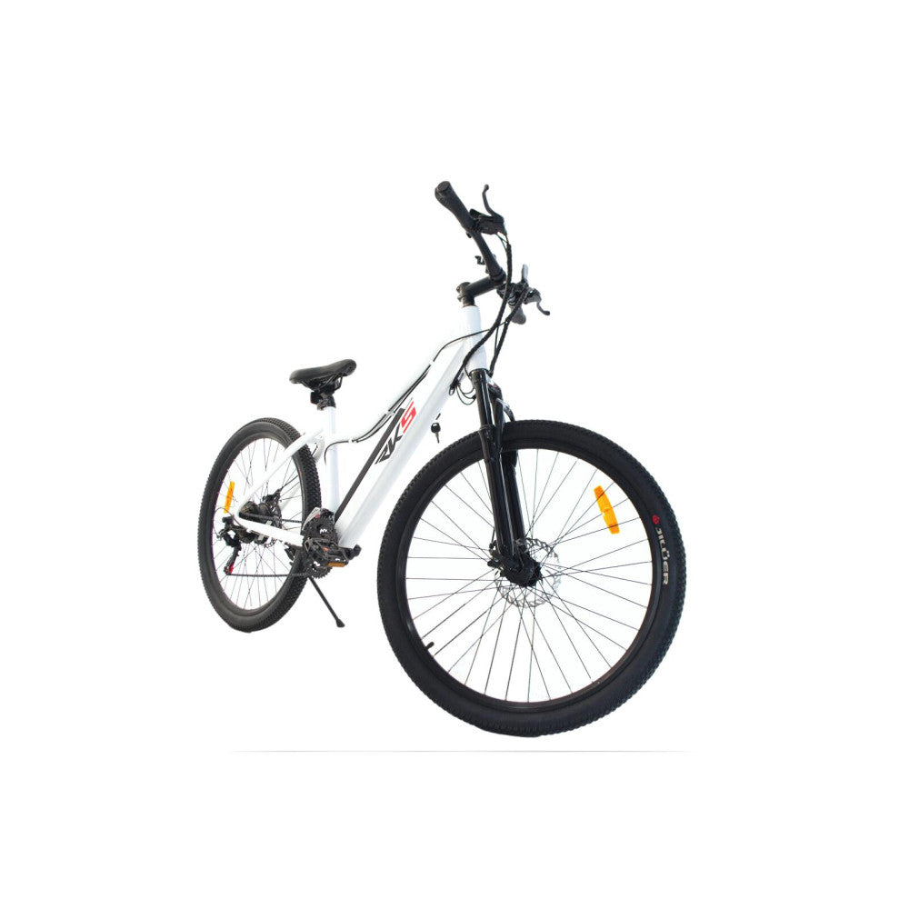 Bicicleta electrica RDB T7, 250W, autonomie 30 - 40 km, 25km h, 36v, 10.4 Ah, Alb