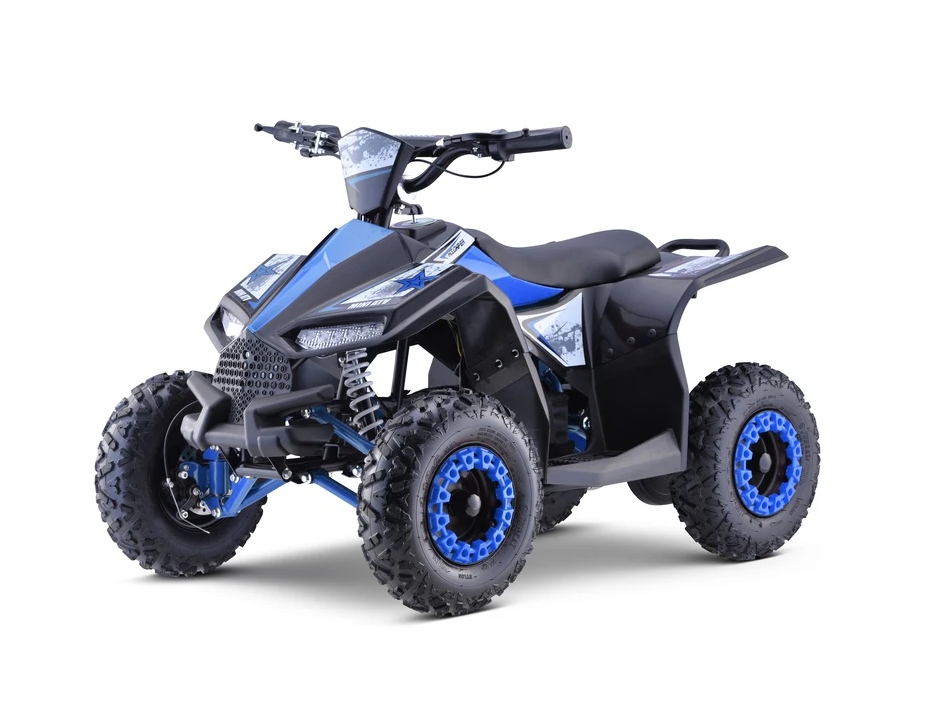 ATV Electric Mare, 1000W 48V, 35km h, Frane pe disc, atv copii, Albastru