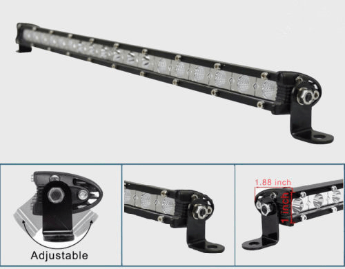 Bara Led, Ledbar, Proiector Led Offroad 6480Lm, Lungime 66cm, 72w, , 12-24V , 24Led Cree, Slim