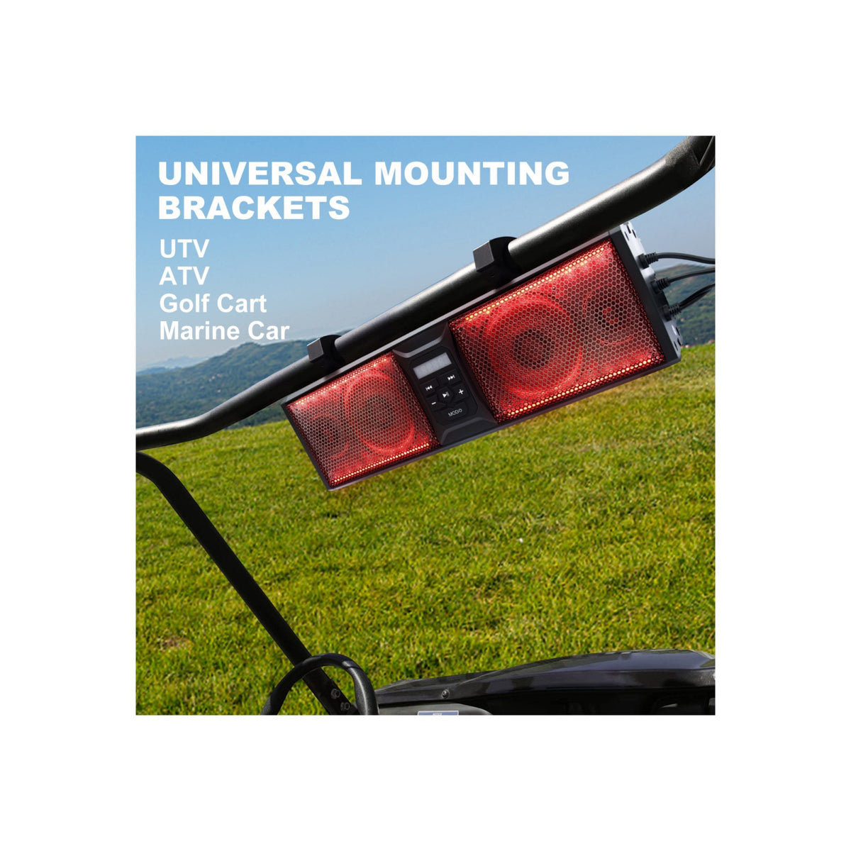 Boxa atv 42cm utv   Soundbar atv prindere pe rollcage, Boxa Canam   Boxa Polaris   Boxa utv