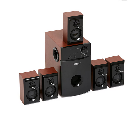 Boxe 5.1 Serioux HT5100C, 140W RMS, Rosu