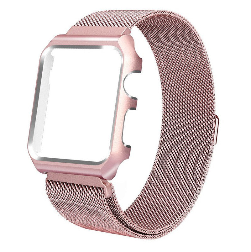 Bratara Apple Watch 4, 40mm full magnetic strap Rose